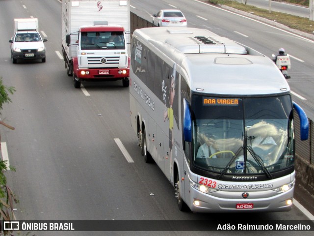 Caratinga Turismo 2323 na cidade de Belo Horizonte, Minas Gerais, Brasil, por Adão Raimundo Marcelino. Número da foto: #6053346.