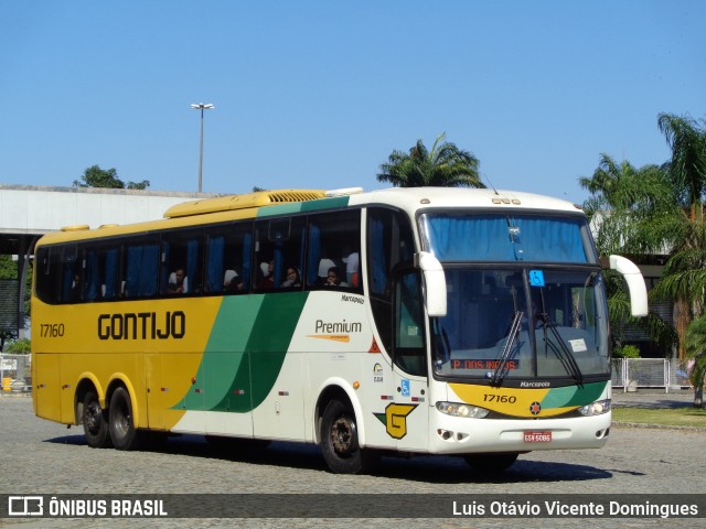 Empresa Gontijo de Transportes 17160 na cidade de Campos dos Goytacazes, Rio de Janeiro, Brasil, por Luis Otávio Vicente Domingues. ID da foto: 6052853.