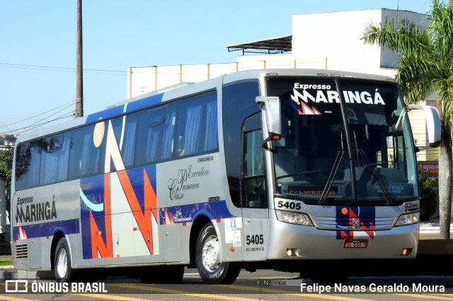 Expresso Maringá 5405 na cidade de Londrina, Paraná, Brasil, por Felipe Navas Geraldo Moura . ID da foto: 6053558.