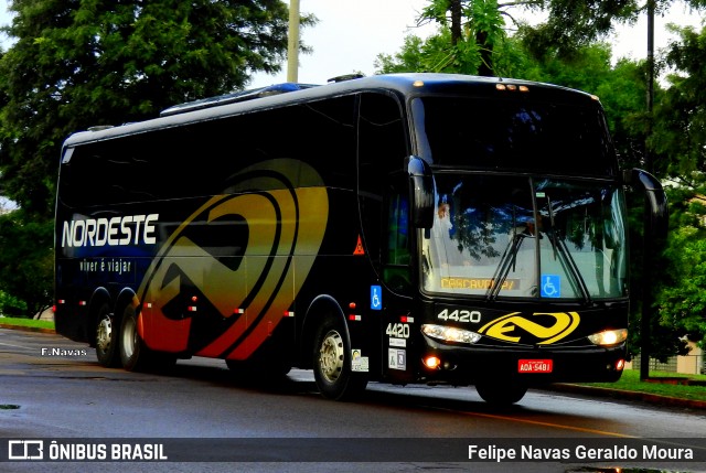 Expresso Nordeste 4420 na cidade de Cascavel, Paraná, Brasil, por Felipe Navas Geraldo Moura . Número da foto: #6054448.