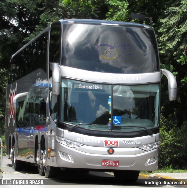 Auto Viação 1001 RJ 108.688 na cidade de São Paulo, São Paulo, Brasil, por Rodrigo  Aparecido. ID da foto: 6054540.