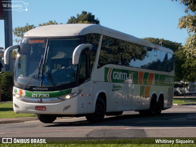 Empresa Gontijo de Transportes 21730 na cidade de Vitória, Espírito Santo, Brasil, por Whitiney Siqueira. ID da foto: 6055207.