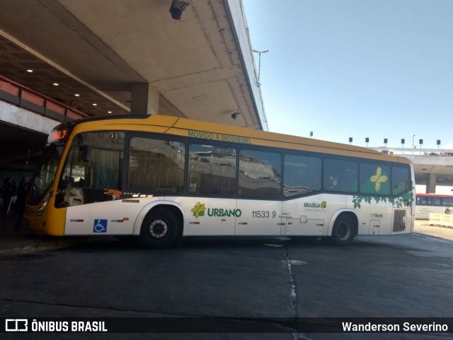 Viação Piracicabana Distrito Federal 11533 9 na cidade de Brasília, Distrito Federal, Brasil, por Wanderson Severino. Número da foto: #6055491.