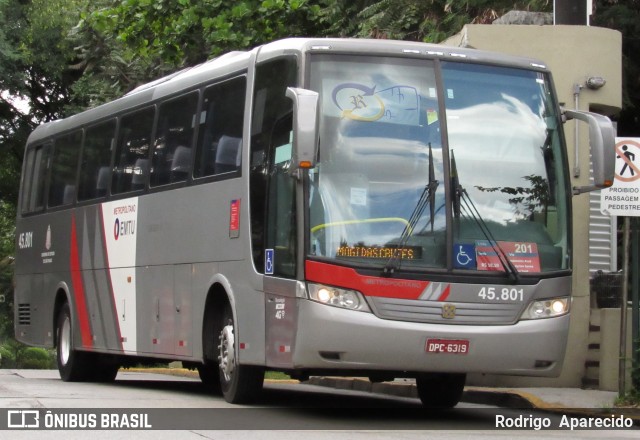 Empresa de Ônibus Pássaro Marron 45.801 na cidade de São Paulo, São Paulo, Brasil, por Rodrigo  Aparecido. ID da foto: 6055983.