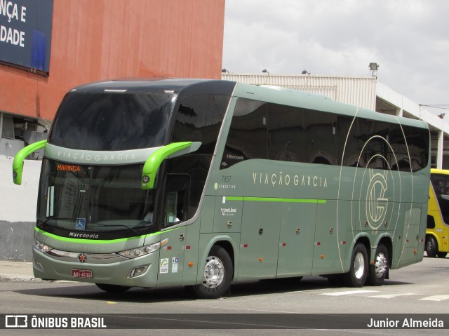 Viação Garcia 7857 na cidade de Rio de Janeiro, Rio de Janeiro, Brasil, por Junior Almeida. ID da foto: 6056053.