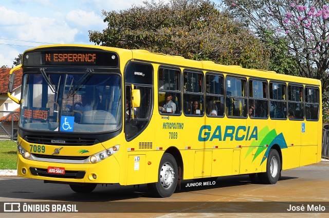 Viação Garcia 7089 na cidade de Maringá, Paraná, Brasil, por José Melo. ID da foto: 6058439.