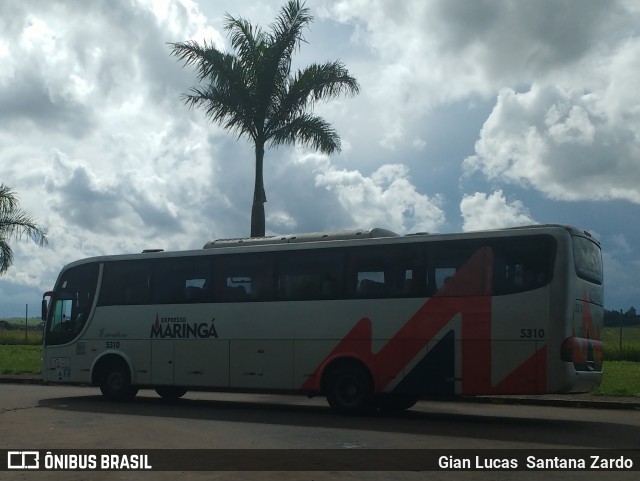 Expresso Maringá 5310 na cidade de Campo Mourão, Paraná, Brasil, por Gian Lucas  Santana Zardo. Número da foto: #6056977.