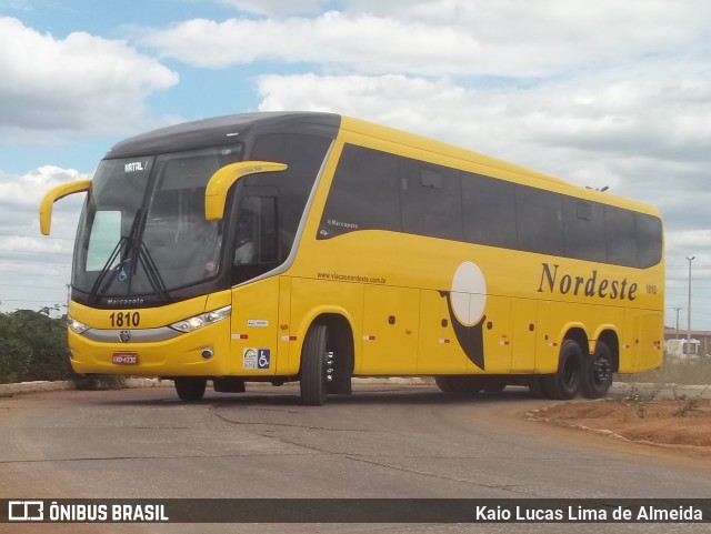 Viação Nordeste 1810 na cidade de Mossoró, Rio Grande do Norte, Brasil, por Kaio Lucas Lima de Almeida. Número da foto: #6056797.
