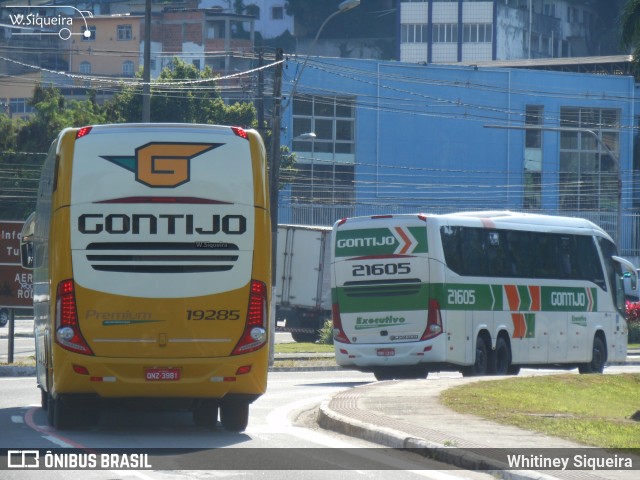 Empresa Gontijo de Transportes 19285 na cidade de Vitória, Espírito Santo, Brasil, por Whitiney Siqueira. ID da foto: 6057122.