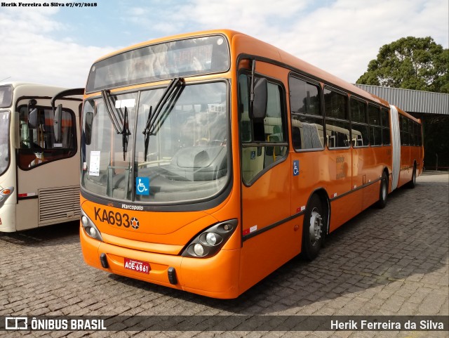 Viação Tamandaré KA693 na cidade de Campo Largo, Paraná, Brasil, por Herik Ferreira da Silva. Número da foto: #6057979.