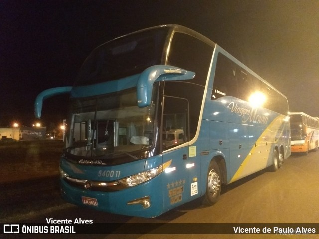 Viagens Moura 5400 11 na cidade de Itumbiara, Goiás, Brasil, por Vicente de Paulo Alves. Número da foto: #6057103.