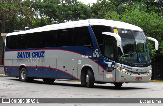 Viação Santa Cruz 204145 na cidade de São Paulo, São Paulo, Brasil, por Lucas Lima. Número da foto: #6058614.