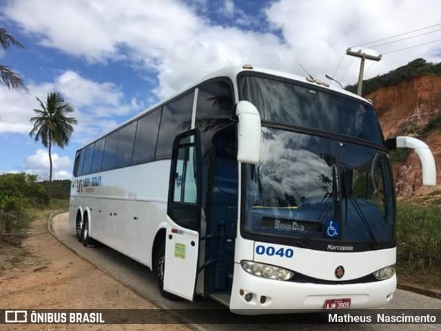 Vida Nova Turismo 0040 na cidade de Japaratinga, Alagoas, Brasil, por Matheus  Nascimento. ID da foto: 6056956.