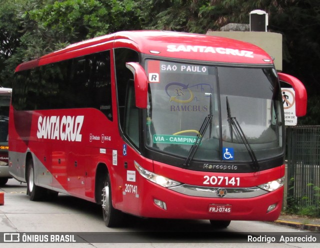 Viação Santa Cruz 207141 na cidade de São Paulo, São Paulo, Brasil, por Rodrigo  Aparecido. Número da foto: #6060126.