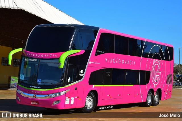 Viação Garcia 7137 na cidade de Maringá, Paraná, Brasil, por José Melo. ID da foto: 6060127.