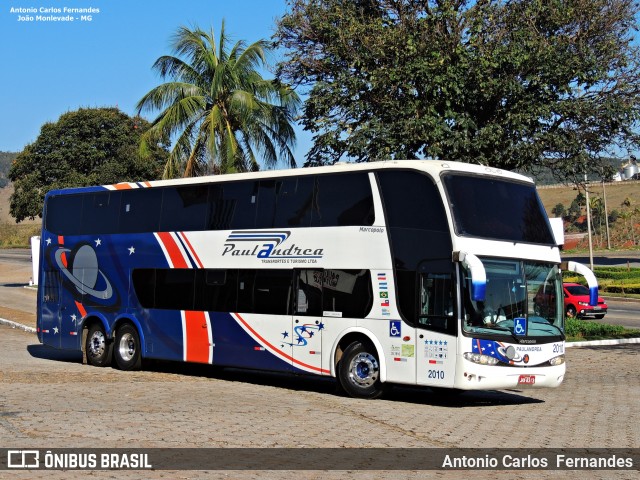 Paulandrea Transportes e Turismo 2010 na cidade de João Monlevade, Minas Gerais, Brasil, por Antonio Carlos Fernandes. Número da foto: #6059607.