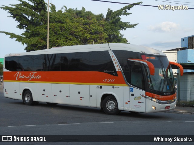 Viação Vale do Tietê 838 na cidade de São Paulo, São Paulo, Brasil, por Whitiney Siqueira. Número da foto: #6060572.