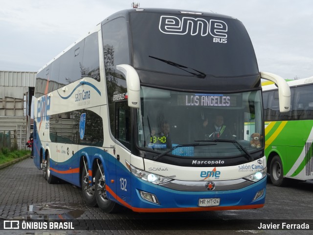 Pullman Eme Bus 132 na cidade de Brasil, por Javier Ferrada. ID da foto: 6030872.