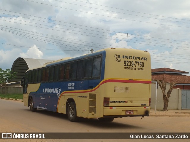 Lindomar Turismo 7768 na cidade de Ji-Paraná, Rondônia, Brasil, por Gian Lucas  Santana Zardo. Número da foto: #6031157.