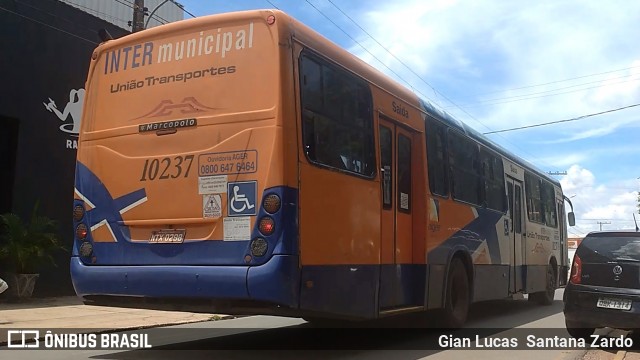 União Transportes 10237 na cidade de Várzea Grande, Mato Grosso, Brasil, por Gian Lucas  Santana Zardo. Número da foto: #6031202.