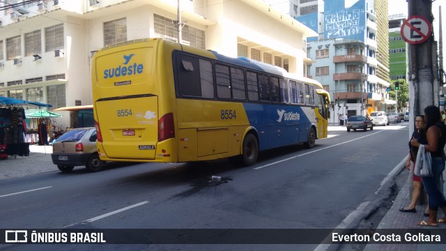 Viação Sudeste 8554 na cidade de Vitória, Espírito Santo, Brasil, por Everton Costa Goltara. ID da foto: 6031270.