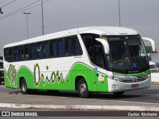 Turismo e Fretamento Orion Transportes 3300 na cidade de São Paulo, São Paulo, Brasil, por Carlos Kircheim. ID da foto: 6030041.