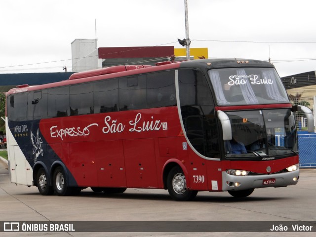 Expresso São Luiz 7390 na cidade de Goiânia, Goiás, Brasil, por João Victor. Número da foto: #6031615.
