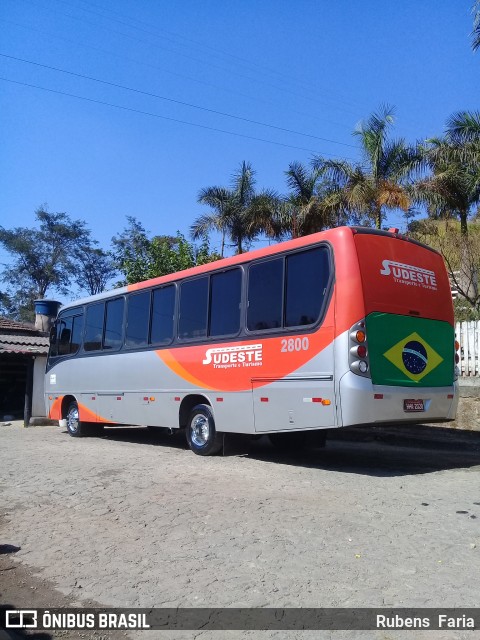 Sudeste Transporte e Turismo 2800 na cidade de Conselheiro Lafaiete, Minas Gerais, Brasil, por Rubens  Faria. ID da foto: 6031781.