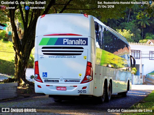 Planalto Transportes 3015 na cidade de Joinville, Santa Catarina, Brasil, por Gabriel Giacomin de Lima. Número da foto: #6061460.