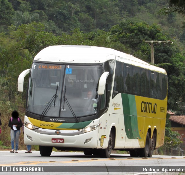 Empresa Gontijo de Transportes 18860 na cidade de Nova Era, Minas Gerais, Brasil, por Rodrigo  Aparecido. ID da foto: 6061452.