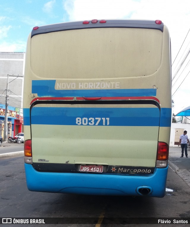 Viação Novo Horizonte 803711 na cidade de Vitória da Conquista, Bahia, Brasil, por Flávio  Santos. ID da foto: 6061908.