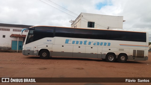 Emtram 3670 na cidade de Barra da Estiva, Bahia, Brasil, por Flávio  Santos. Número da foto: #6062057.