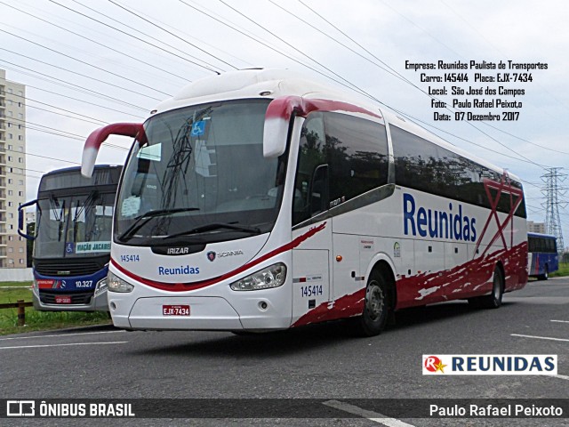 Empresa Reunidas Paulista de Transportes 145414 na cidade de São José dos Campos, São Paulo, Brasil, por Paulo Rafael Peixoto. ID da foto: 6062973.