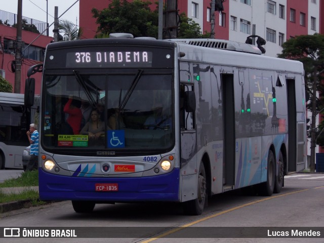 Metra - Sistema Metropolitano de Transporte 4082 na cidade de São Paulo, São Paulo, Brasil, por Lucas Mendes. ID da foto: 6062599.