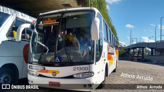 Saritur - Santa Rita Transporte Urbano e Rodoviário 21300 na cidade de Belo Horizonte, Minas Gerais, Brasil, por Athos Arruda. ID da foto: 6063433.