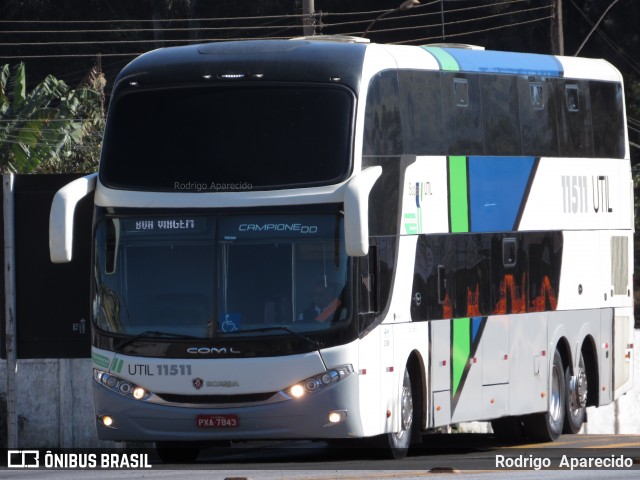 UTIL - União Transporte Interestadual de Luxo 11511 na cidade de Conselheiro Lafaiete, Minas Gerais, Brasil, por Rodrigo  Aparecido. Número da foto: #6062102.