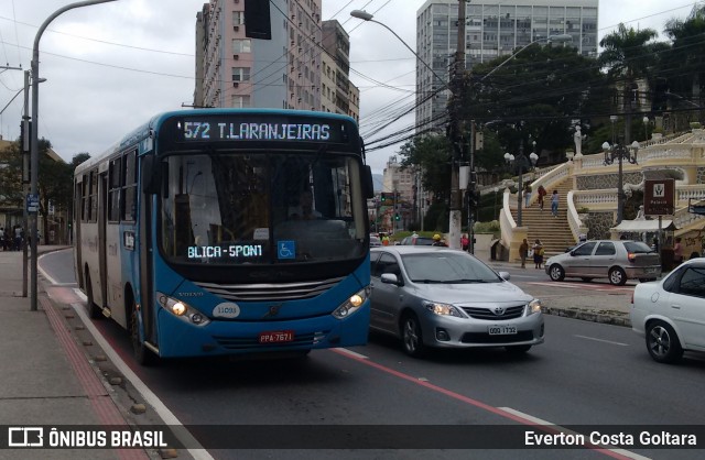 Metropolitana Transportes e Serviços 11093 na cidade de Vitória, Espírito Santo, Brasil, por Everton Costa Goltara. ID da foto: 6063636.