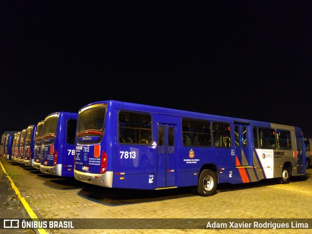 BR Mobilidade Baixada Santista 7813 na cidade de São Vicente, São Paulo, Brasil, por Adam Xavier Rodrigues Lima. Número da foto: #6062471.
