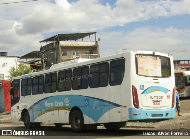 Auto Viação Vera Cruz - Belford Roxo RJ 112.087 na cidade de Mesquita, Rio de Janeiro, Brasil, por Lucas Alves Ferreira. ID da foto: 6061890.