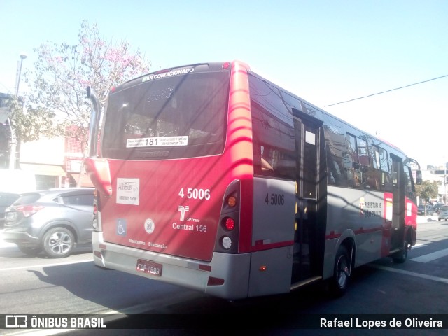 Allibus Transportes 4 5006 na cidade de São Paulo, São Paulo, Brasil, por Rafael Lopes de Oliveira. ID da foto: 6061892.