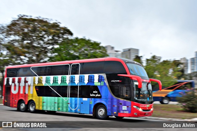 UTIL - União Transporte Interestadual de Luxo 11502 na cidade de Mogi das Cruzes, São Paulo, Brasil, por Douglas Alvim. Número da foto: #6063199.