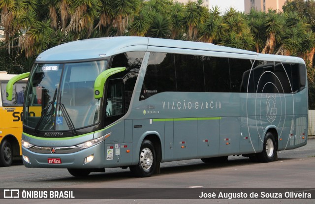 Viação Garcia 8184 na cidade de Curitiba, Paraná, Brasil, por José Augusto de Souza Oliveira. ID da foto: 6063635.