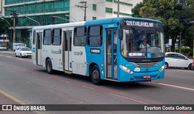 Metropolitana Transportes e Serviços 11103 na cidade de Vitória, Espírito Santo, Brasil, por Everton Costa Goltara. ID da foto: 6063676.