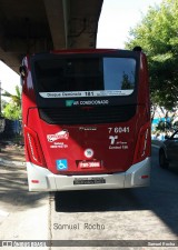 Viação Gatusa Transportes Urbanos 7 6041 na cidade de São Paulo, São Paulo, Brasil, por Samuel Rocha. Número da foto: #:id.