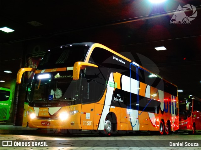 UTIL - União Transporte Interestadual de Luxo 11501 na cidade de Belo Horizonte, Minas Gerais, Brasil, por Daniel Souza. ID da foto: 6065561.