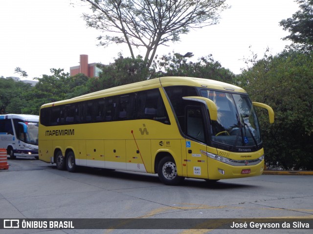 Viação Itapemirim 60731 na cidade de São Paulo, São Paulo, Brasil, por José Geyvson da Silva. Número da foto: #6065152.