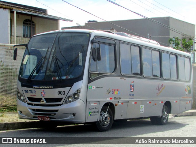 TG-Tur Locavan 003 na cidade de Belo Horizonte, Minas Gerais, Brasil, por Adão Raimundo Marcelino. Número da foto: #6065381.