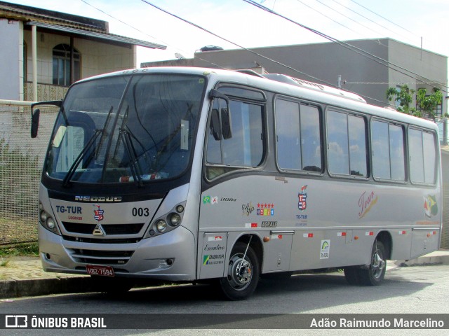 TG-Tur Locavan 003 na cidade de Belo Horizonte, Minas Gerais, Brasil, por Adão Raimundo Marcelino. ID da foto: 6065381.