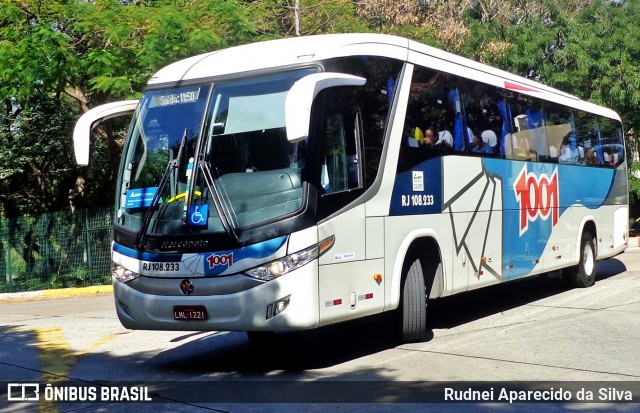 Auto Viação 1001 RJ 108.233 na cidade de São Paulo, São Paulo, Brasil, por Rudnei Aparecido da Silva. ID da foto: 6064363.