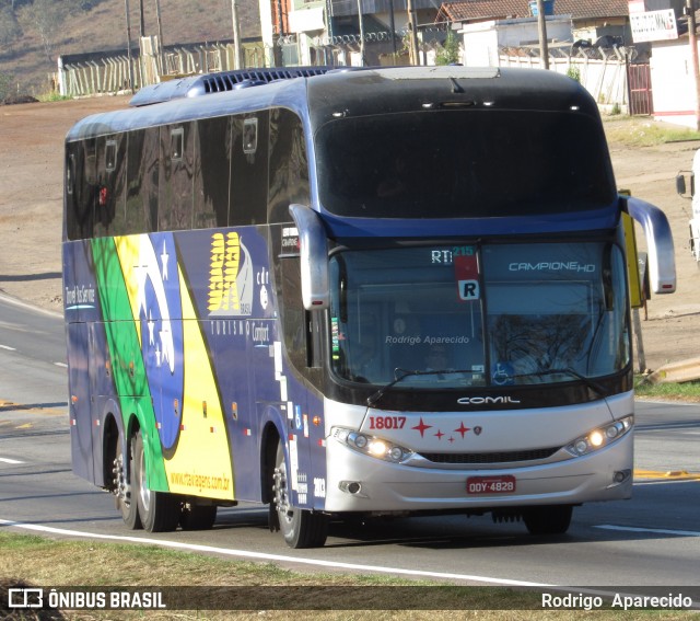 BR Turismo 18017 na cidade de Conselheiro Lafaiete, Minas Gerais, Brasil, por Rodrigo  Aparecido. ID da foto: 6065309.